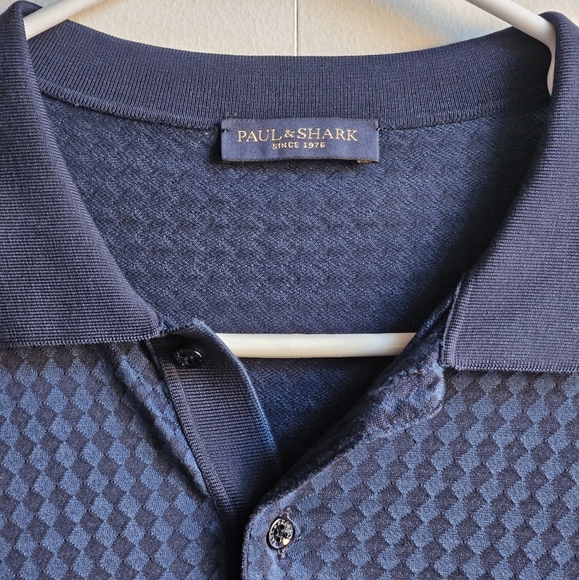 Paul Shark Italian-Made Cotton Polo in Men's 3XL - Picture 2 of 14